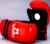 Taekwondo Punch Mitt rot-schwarz Safety CE Handschutz