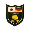 Stickabzeichen Deutsch-Japanisches Karate Accessoires Sticker Aufnäher Stickabzeichen Karate