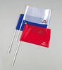 Kampfrichter-Fahne mit Holzstab Wettkampfartikel Fahne Kampfrichterfahne Wertungsflagge Flagge