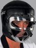 Kopfschutz schwarz mit Maske Safety CE Kopfschutz mitmaske