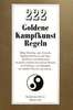 222 Goldene Kampfkunst Regeln Buch+deutsch Budo Budo
