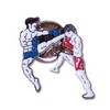 Anstecknadel Thai Boxing Accessoires Anstecker+Pins