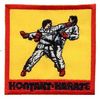 Aufnäher Kontakt Karate Accessoires Sticker Aufnäher Stickabzeichen Karate