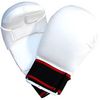 Karate Kumite Handschuhe weiß aus Kunstleder Safety CE Handschutz Karate faustschutz