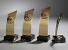 Metall-Trophäe Wettkampfartikel Ehrungen Pokale Trophäen Pokal Auszeichnungen Metall-Trophäen Standard