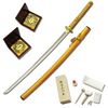 Samurai Premium Gold Asiatische+Budowaffen katana shinken nihonto Handgeschmiedet japanische+schwerter schwert samurai preiswert samuraischwert samuraischwerter Handgeschmiedet Iaido Iai+Do iaito iaido scharf magnum XWAFFEN Damaststahl Damaszener