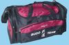 Nylon-Sporttasche, schwarz-rot Aufdruck  Budo-TEAM Freizeitartikel Taschen