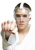 Karate-Gesichtsschutz WKF approved Safety CE Kopfschutz Schutzprogramm Gesicht Maske Gesichtsmaske