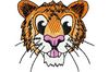 Stickmotiv Tiger DAC-MA1155 Bestickung Bestickungsservice Textilbestickung Stickservice Individuelle motivbestickung Stickdesign Stickmotiv Divers Tiger Löwe Panther Raubkatze Tiere Wildtiere Leopard