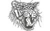 Stickmotiv Tiger DAC-WL1577 Bestickung Bestickungsservice Textilbestickung Stickservice Individuelle motivbestickung Stickdesign Stickmotiv Divers Tiger Löwe Panther Raubkatze Tiere Wildtiere Leopard