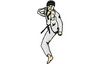 Stickmotiv Martial Arts / Kick / Taekwondo - EMB-71003 Bestickung Bestickungsservice Textilbestickung Stickservice Individuelle motivbestickung Kampfsport Stickdesign Stickmotiv Karate Taekwondo Ju+Jutsu Jiu Jitsu Kickboxing Kickboxen Freestyle Taekwondo Judo japanischer koreanischer Kampfsport Budo