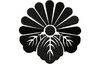 Stickmotiv Chrysantheme / Chrysanthemum 2, Crest - EMB-NZ574 Bestickung Bestickungsservice Textilbestickung Stickservice Individuelle motivbestickung Stickdesign Stickmotiv Divers Japan japanisch  Wappen
