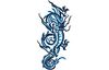 Stickmotiv Drachen / Dragons 12 - EMB-NZ732 Bestickung Bestickungsservice Textilbestickung Stickservice Individuelle motivbestickung Kampfsport Stickdesign Stickmotiv Divers asiatischer chinesischer Drache Drachen japanischer