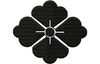 Stickmotiv Blumen / Flowers 3, Crest - EMB-NZ564 Bestickung Bestickungsservice Textilbestickung Stickservice Individuelle motivbestickung Stickdesign Stickmotiv Divers Japan japanisch  Wappen