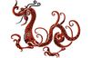 Stickmotiv Drachen / Dragon - EMB-15067 Bestickung Bestickungsservice Textilbestickung Stickservice Individuelle motivbestickung Kampfsport Stickdesign Stickmotiv Divers asiatischer chinesischer Drache Drachen japanischer