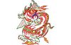 Stickmotiv Drachen / Dragon - EMB-42148 Bestickung Bestickungsservice Textilbestickung Stickservice Individuelle motivbestickung Kampfsport Stickdesign Stickmotiv Divers asiatischer chinesischer Drache Drachen japanischer