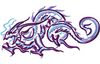 Stickmotiv Drachen / Dragon 11 - EMB-NZ731 Bestickung Bestickungsservice Textilbestickung Stickservice Individuelle motivbestickung Kampfsport Stickdesign Stickmotiv Divers asiatischer chinesischer Drache Drachen japanischer