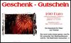 Brief-Geschenkgutschein Karten-Design  Feuerwerk Geschenkgutscheine briefgutschein kartendesign