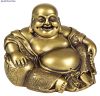 Laughing Buddha - Buddha aus Kunststein Accessoires Budo-Flair Geschenk Keramik chinesische+figuren Divers Buddha Statue Statuette