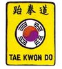 Stickabzeichen Taekwondo Accessoires Taekwondo Sticker Aufnäher Stickabzeichen TKD