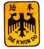 Stickabzeichen Taekwondo Accessoires Taekwondo Sticker Aufnäher Stickabzeichen TKD