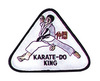 Stickabzeichen Karate-Do-King Accessoires Karate Sticker