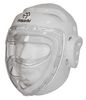 Kopfschutz mit Maske HAYASHI, weiß Safety CE Kopfschutz Schutzprogramm Kopfschutz Top+Ten mitmaske