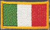 Stickabzeichen Italien Accessoires Sticker Aufnäher Stickabzeichen Flagge