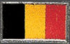Stickabzeichen Belgien Accessoires Sticker Aufnäher Stickabzeichen Flagge