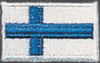 Stickabzeichen Finnland Accessoires Sticker Aufnäher Stickabzeichen Flagge