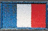 Stickabzeichen Frankreich Accessoires Sticker Aufnäher Stickabzeichen Flagge