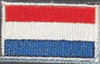 Stickabzeichen Holland Accessoires Sticker Aufnäher Stickabzeichen Flagge