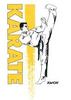 Karate-Druck-Motiv Accessoires Bedruckungen Individuelle Druckservice T-Shirt bunt farbig Karate Transfer