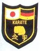 Stickabzeichen Japanisch-Deutsches Karate Accessoires Sticker Aufnäher Stickabzeichen Karate