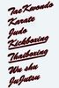 KWON Schriftzug Taekwondo Accessoires Bedruckungen Individuelle Druckservice T-Shirt bunt farbig Taekwondo Transfer TKD