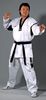 TKD Anzug Evolution Long, schwarzes Revers weißes Mesh Anzuege Taekwondo taekwondoanzug dobok TKD Taekwondodobok Taekwondoanzüge Kampfsport Kampfsportanzug Kampfanzug Kampfanzüge Uniform Kleidung Bekleidung