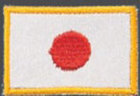 DanRho Stickabzeichen Japan-Flagge