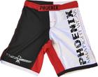 Budoten Stretch-Shorts für MMA in schwarz-weiß-rot