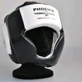 PHOENIX Kopfschutz Kunstleder schwarz-weiß