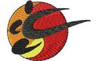 Budoten Stickmotiv Karate Logo DAC-SP3772