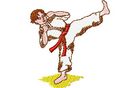 Budoten Stickmotiv Karate Junge / Karate Boy DAC-SP2554