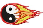 Budoten Stickmotiv Yin-Yang - Flaming Martial Arts EMB-SP828