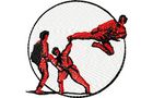Budoten Stickmotiv Martial Arts / Karate - EMB-9252