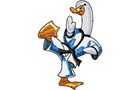 Budoten Stickmotiv Kampfsport Gans / Karate Goose - EMB-CK024