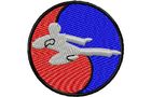 Budoten Stickmotiv Patch Taekwondo Logo - EMB-9290