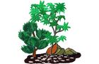 Budoten Stickmotiv Japanischer Ahorn-Garten / Japanese Maple Garden - EMB-FM504