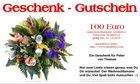 Budoten Brief-Geschenkgutschein mit Blumen-Design