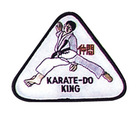 Budoland Stickabzeichen Karate-Do-King
