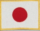 KWON Stickabzeichen Japanische Flagge