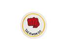 KWON Stickabzeichen Taekwondo rote Faust